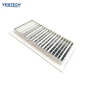 Adjustable Air Supply Double Deflection Grille Air Diffuser Factory thumbnail-1