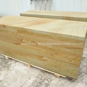 Yellow Sandstone, Yellow Landscaping Sandstone,yellow Teak Wood Sanstone thumbnail-3