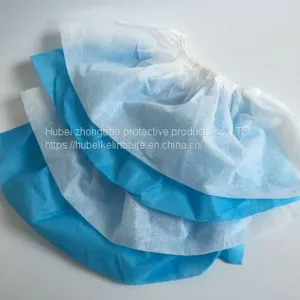 One-time Thickening Shoe Cover Wholesale Package Mail Non - Woven Fabric Shoe Cover Foot Cover Home Use Cloth Plastic Shoe Cover 100 thumbnail-5