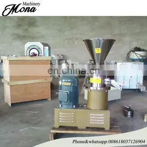 Automatic Continuous Sesame Cocoa Industrial Coconut Almond Shea Tahini Milk Peanut Butter Making Machine thumbnail-2