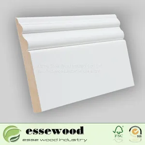 Decorative Interior White Gesso Coated MDF Moulding thumbnail-3