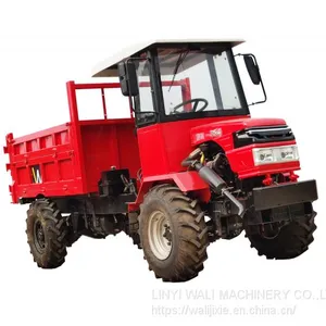 4WD Articulated Steering Fruit Transportation Tractor for Swamp Area thumbnail-5