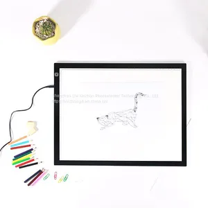Weekly Promotion LED Graphic Tablet Writing Painting Light Tracing Board Pads Digital Drawing Tablet A3 Table LED Board thumbnail-1