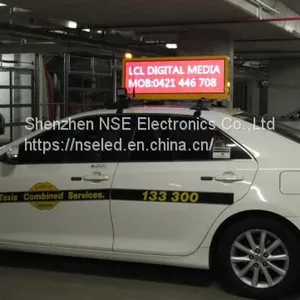 Taxi Top LED Billboard In Australia Taxi Topper LED Sign thumbnail-1