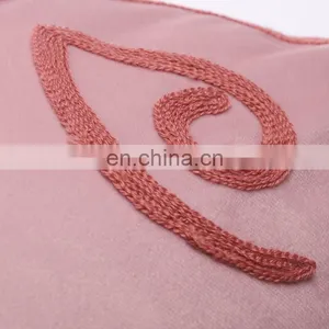 Latest Design Cute Digital Print Crewel Face Embroidery Cushion Covers thumbnail-5