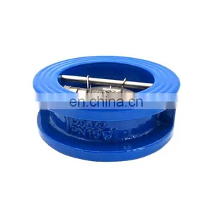 DN50 Small Ductile Cast Iron Wafer Type Single Disc Check Valve thumbnail-2