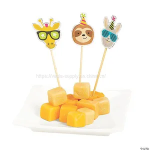 Party Decorative Animal Picks for Cupcake Toppers Kid Birthday Party thumbnail-5
