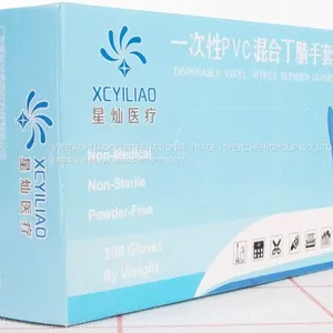 DISPOSABLE VINYL/NITRILE BLENDED GLOVES thumbnail-2
