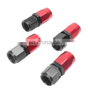 Automotive 16.4 ft 5 Meter AN6 -6AN Braided Oil/Fuel/Gas Hose + Hose End Fitting Adaptor Red And Black thumbnail-3