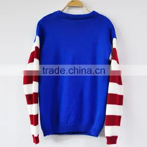 Korean Style Fashion Girls Sweater Ladies Long Sleeve Striped Pullover thumbnail-2