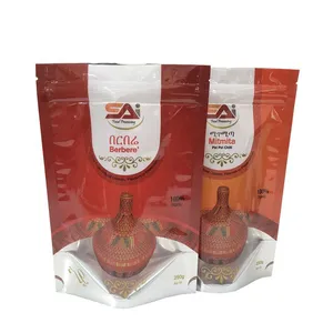 High Quality Digital Printing Clear Window Plastic Bag for Spices Chili Powder Packaging Bag thumbnail-3