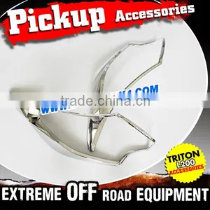 Car Accessories Chrome Kits Trim For 2015 Triton Sportero L200 Fog Lamp Cover thumbnail-3