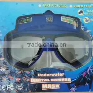 Underwater Digital Camera Mask, Diving Mask DVR thumbnail-1