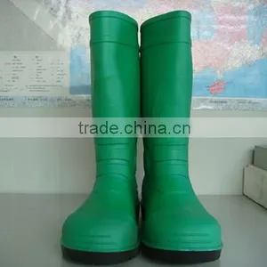 Safety PVC Rain Shoes With Steel Toe/industrial Rain Boots thumbnail-1