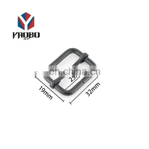 China Wholesale Metal D Ring O Ring Adjustable Center Bar Buckle Slide Metal Buckle For Belt thumbnail-4