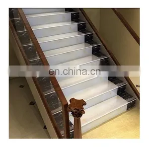 Marble Glazed Finish Stair Tiles,Ceramic Anti Slip Stepping Stairs Flooring Tiles thumbnail-1