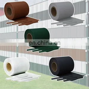 UV-resistente PVC Pantalla de Privacidad Franja Valla Rollo De Proteccion Jardin Esteras thumbnail-1