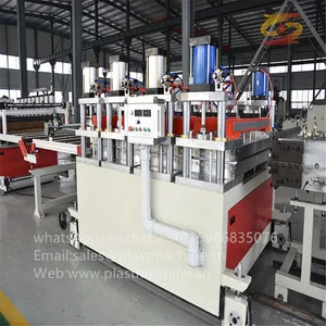 WPC WOOD PLASTIC COMPOSITE MACHINE | WOOD PLASTIC COMPOSITE PROFILE EXTRUSION MACHINE | WPC BOARD MACHINE LINE PVC FOAM BOARD MA thumbnail-5