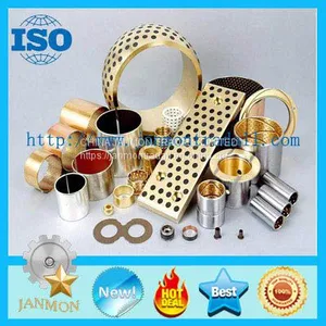 Supply Solid Bronze Bushings and Plates,Sliding Plates,Solid Lubricating Bushing,Solid Sliding Oilles Bush,Solid Lubricating Sliding Bushing,Self-lubricating Bearing,Guide Bushes, Graphite Plugged Oilles Bearing Bushing thumbnail-2