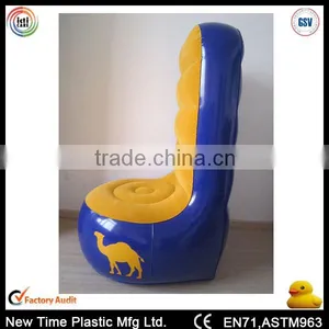 Hot Pvc Inflatable Indoor Flocking Sofa thumbnail-1