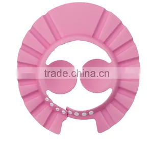 Soft Adjustable Baby Children Shampoo Bath Shower Cap thumbnail-1
