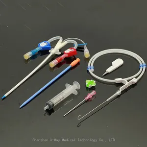 Peritoneal Hematodialysis System Dialysis Tube Catheter, HD IHD Hemodialysis Catheterization Set Equipment 11.5F 12F Single Double Triple Lumen thumbnail-1