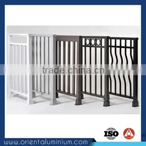 Aluminum Wood Color Railing thumbnail-1
