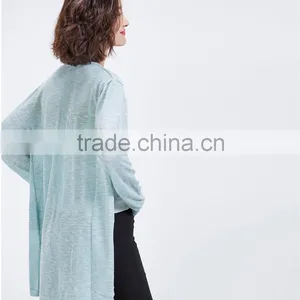 2016 New Design Fashion Cardigan Long Knit Sweater for Ladies thumbnail-5
