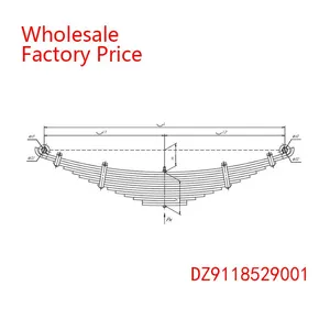 DZ9118529001 Wheel Spring Arm Wholesale For Shaanxi thumbnail-2