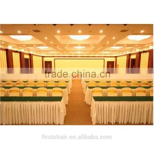 Eco-friendly Table Cloth Table Skirting Designs For Wedding thumbnail-6