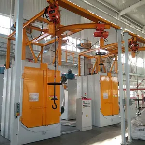 Big Hook Type Shot Blasting Machine ,overhead Hanger Sand Blasting Machine With CE,SGS,EAC thumbnail-4