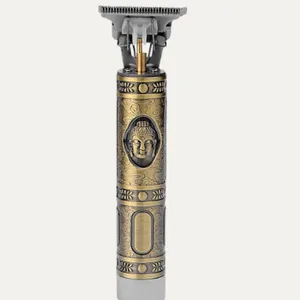 Buddha Head Retro Carving Hair Clipper USB Charging Electric Push（Wechat:13510231336） thumbnail-1