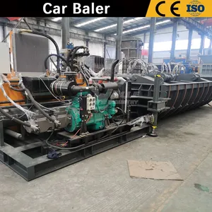 Waste Car Baler Machine, Hydraulic Scrap Car Body Compressor, Auto Shell Baling Equipment for Metal Scrap Recycling Business thumbnail-2
