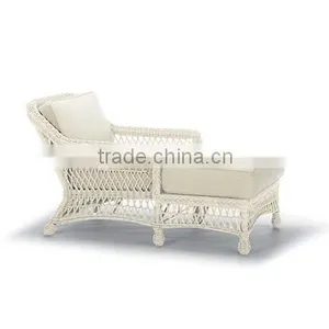 Cheap Garden Furniture Beach Aluminum Frame Rattan Lounge Chair thumbnail-3