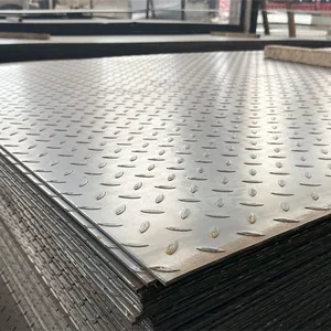 Checkered/Embossed Carbon Steel Plate Anti-Slip for Floor & Stair Treads thumbnail-2