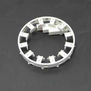 IATF 16949 PA66 Electronic Ring Retainer Custom Injection Molding Automated Vision Inspected Plastics Export To Poland Auto Hub thumbnail-3