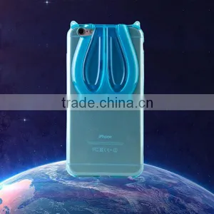 Top Sale Rabbit Ear Silicone Mobile Phone Case thumbnail-2