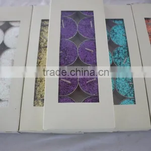 Glitter Powder Tealight Candle thumbnail-4