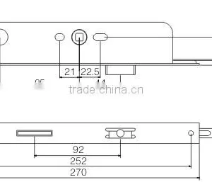 Door Handle Lock Body ST-88530 thumbnail-2