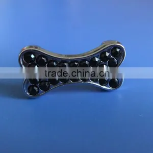 Zinc Alloy Metal Diamante Bone Shape Charms With 10mm Inner Hole Size thumbnail-4