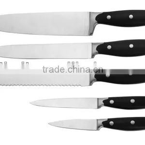 ABS PLASTIC HANDLE 6PCS KITCHEN KNIFE SET thumbnail-2