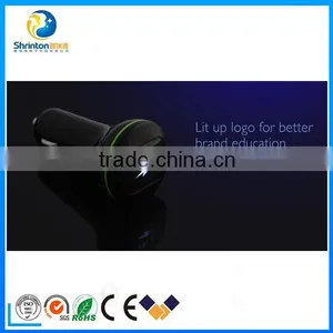 Custom Logo USB Car Charger With Led Light 5V 3.1A thumbnail-2
