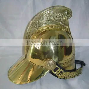 Brass Fire Helmet , Nautical Helmet thumbnail-1