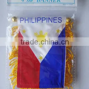 PHILIPPINES Car Flags,hot Selling Car Wave Flag,new Design PHILIPPINES Car Flags thumbnail-1