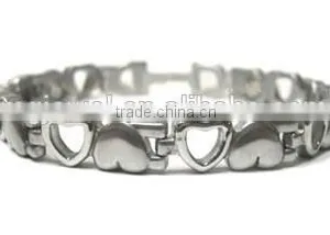 Beautiful Design Women Heart Stainless Steel Bracelet/bangles Jewelry thumbnail-1