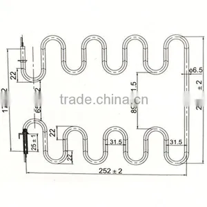 Cheapest Air Tubular Heater for Oven Hot Sell thumbnail-2