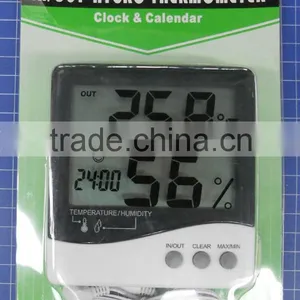 Large LCD Indoor and Outdoor Digital Thermometer and Hygrometer thumbnail-3