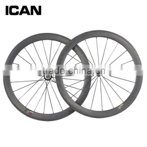 ICAN Carbon Wheels Carbon 50mm Clincher Road Bike Wheels Carbon Hub thumbnail-1