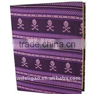 Color Weaving Cloth Wrapping Ring Binder Desktop File Folder for Office Stationery Cardboard thumbnail-1