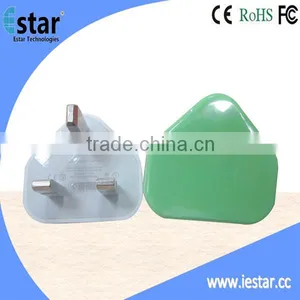 2014 New Fashion High Speed 1A Portable USB UK Charger for Mobilephone thumbnail-1
